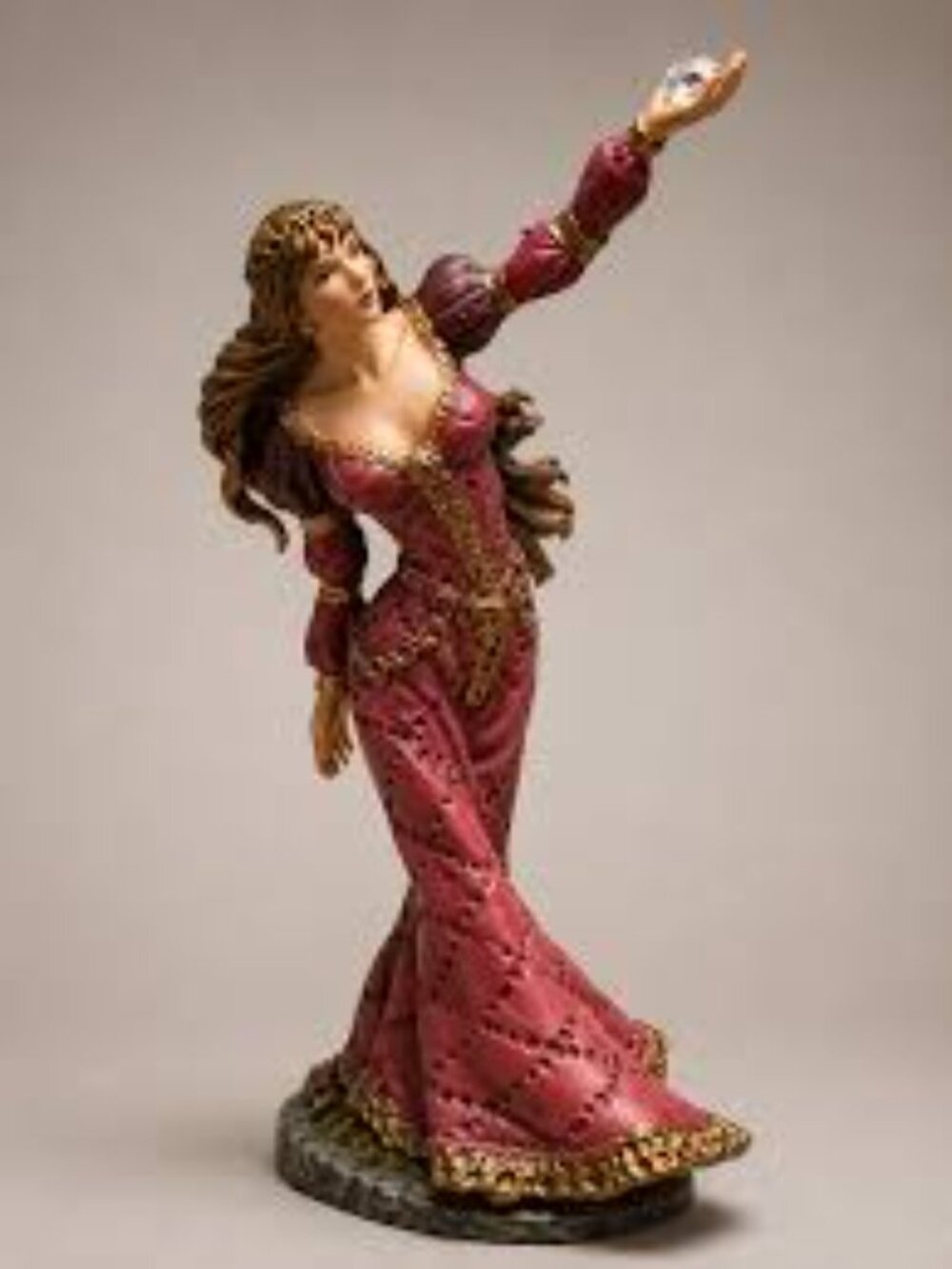 Enchanted Kingdom of Xanth JEWEL THE NYMPH Pewter Figurine Franklin Mint 1989
